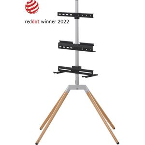 WM7476 Quadpod TV-standaard - 32-70inch - VESA 400 - lichtgrijs