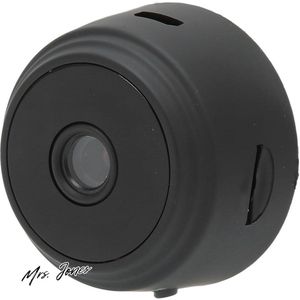 Mrs. Jones Elite Spycam Mini WiFi-camera Oplaadbaar Nachtzicht 360°-rotatie Magnetisch Bediening via Smartphone-app .
