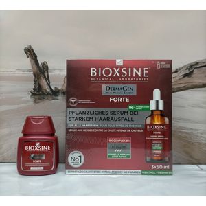 Bioxsine Anti Haaruitval Serum 3x50ml + 100 ml forte shampoo (tegen intens haarverlies) - Herbal - Bio - Herbal Serum- bioxcin - bioxsine - Anti Haaruival