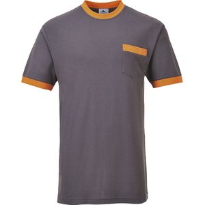 TX22 - Portwest Texo Contrast T-shirt Grijs | S