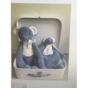 Geboortegeschenk / geboorte cadeau / babyborrel /Koffertje met knuffel en knuffeldoek koala