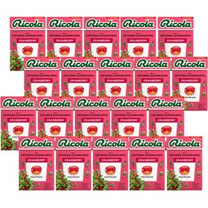 Ricola - Cranberry Suikervrij - 20x 50g