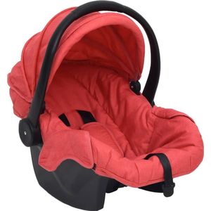 The Living Store Babyautostoel Veiligheidsgroep 1-2-3 - 42 x 65 x 57 cm - Rood/Zwart