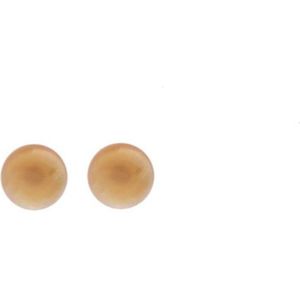 Behave Oorbellen - oorstekers - Schelp - Roze - Beige - Licht bruin - 2 cm