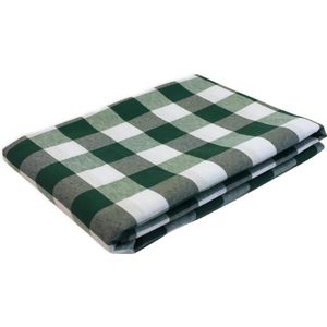 Geruit Tafelkleed Grote ruit groen 140 x 280 (Strijkvrij) - boerenbont - picknick - traditioneel - vintage