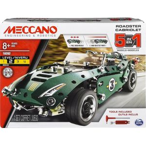 Meccano - 5 Modellenset Roadster - S.T.E.A.M.-bouwpakket