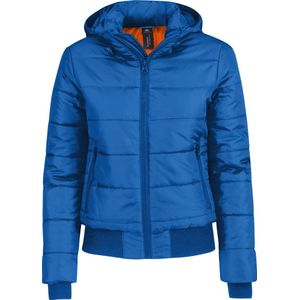Jas Dames M B&C Lange mouw Royal Blue / Orange 100% Polyester