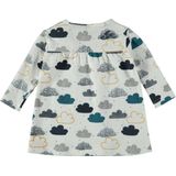 Bampidano Newborn meisjes jurk Anna Clouds Allover