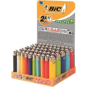bic mini lighters display (50 stuks) gratis verzending
