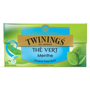 Twinings Groene Thee Munt 25 zakjes