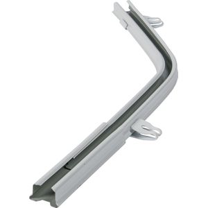 Intensions 135° bocht + verbinder gordijnrail Plus wit