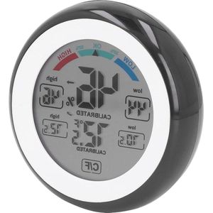 Digitale Vochtigheidsmeter Hygrometer Kamertemperatuur Max. Min. Weergave Desktop-wandthermometer Touchscreen voor Kas Keuken Wijnkelder .