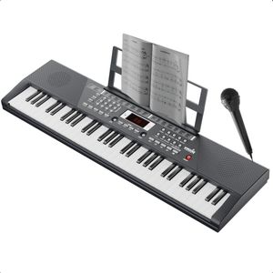 PIXMY - Piano Keyboard - 61Keys Maat M - MP20(KO) - Digitale Piano - Keyboard Piano - Elektrische Piano - Elektronisch Orgel - Keyboard Piano Muziekinstrument 61 Toetsen Kinderen - MP20(KO)