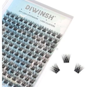 Wimperclusters 12mm - 144 Stuks Individuele Wimperextensions voor Een Natuurlijke Look