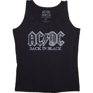 AC/DC - Back In Black Mouwloze top - L - Zwart