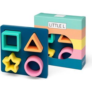 Little L Geometrische Puzzel Pastel