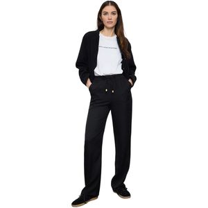 Trendyol Camelkleurige Rechte Broek Met Elastische Taille En Linnen Look Met Veters Twoss24Pl00056