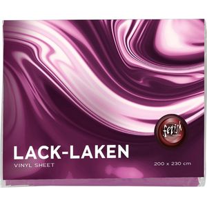 Fetish Lak Laken van Vinyl Glanzend Roze 200x230