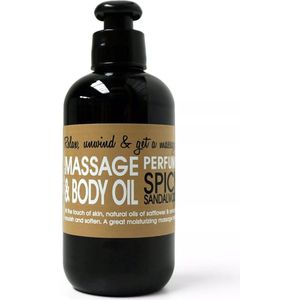Just No Nonsense Massageolie - Spicy Sandlewood - Professionele Massageolie - Kan 5 liter