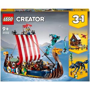 LEGO Creator Vehicles Vikingschip en de Midgaardslang - 31132