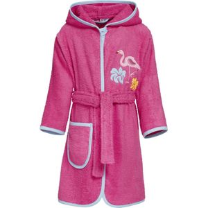 Playshoes - Badjas voor meisjes - Flamingo - Roze - maat 122-128cm