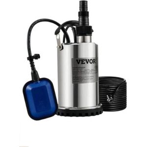 Collox Waterpomp - Rioolwaterpomp - Zwembadpomp - Dompelpomp - Schone waterpomp - Voor het pompen van water uit zwembaden, kelders, bubbelbaden en andere overstroomde gebieden - 1300W - 230 V - 18 x 18 x 40 cm