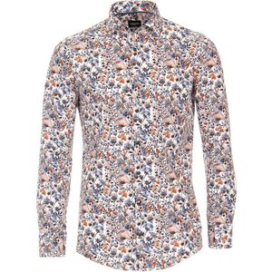 Venti Overhemd Met Bloem Motief Heren 123930400-450 - XL