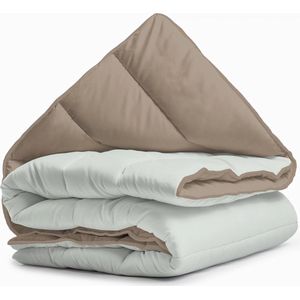 Zavelo Easy All-in-one-Dekbed Nougat/Misty-Lits-Jumeaux (240x200 cm)