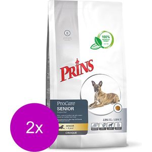 Prins Procare Senior Croque Superior Gevogelte&Vlees - Hondenvoer - 2 x 10 kg