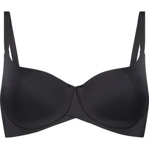 Hunkemöller Dames Lingerie Voorgevormde beugel bh Smooth - Zwart - maat C85