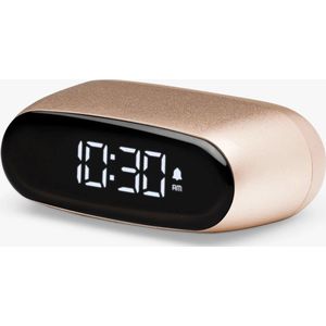 Lexon Design MINUT Pocket Size Alarm Clock - Soft Gold