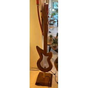 Arka Woods - Walnoot hout gitaar lamp 150 x 20 cm - Guitar
