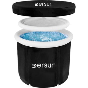 Dersur® - ice Bath - ijsbad - Dompelbad - Zitbad - Inclusief Gratis Luchtpomp - Opvouwbaar en Opblaasbaar - Opbergtas - Wim Hof Methode