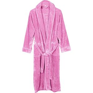 Dames Badjas kleur- Roze - maat - S