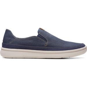 Clarks - Herenschoenen - Cantal Step - G - navy canvas - maat 9,5