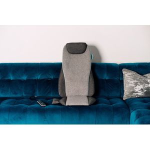 Olympus - ZEN - Shiatsu Rollende en Percussie Massagestoel voor ontspanning - rug - met SiliComfort gel - met kalmerende warmte en aromatherapie - Oeko-Tex stof