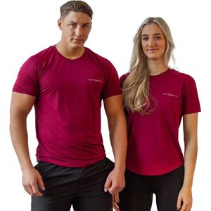 Fittastic Sportswear Bordeaux Red Shirt - Rood - XS