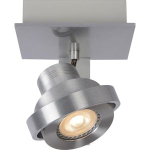 Lucide LANDA Plafondspot - LED Dim to warm - GU10 - 1x5W 2200K/3000K - Mat chroom