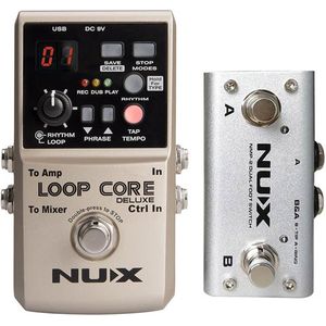 Loop pedaal bundel LOOP Core Deluxe met NMP-2 voetschakelaar NUX