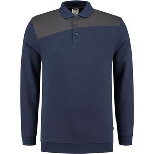 Tricorp Polo Sweater Bicolor Naden 302004 Ink / Donkergrijs - Maat XXL
