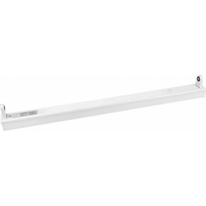 Aigostar - LED TL armatuur - 60cm wit aluminium - voor een enkel LED TL buis