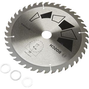 Cirkelzaagblad 205mm Hout 40 Tanden ATB-zaagtanden met Reduceerringen 20/18/16 mm
