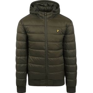 Lyle and Scott - Baffle Jas Donkergroen - Heren - Maat L - Regular-fit