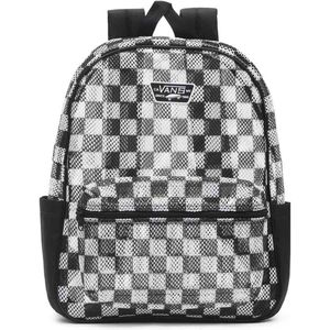 Vans Old Skool Checkerboard Backpack - Rugtas, Zwart/Wit - See Trough Edition
