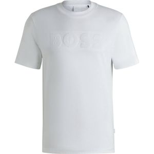 Boss Heren T-shirt Wit 50536796/100 C-Thompson