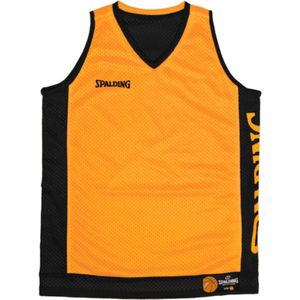 Spalding Reversible Shirt Kinderen - Oranje / Zwart | Maat: 140