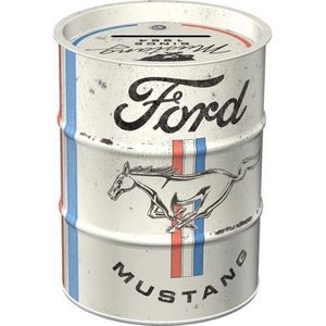 Spaarpot - Ford Mustang – Horse Stripes Logo (herbruikbaar)