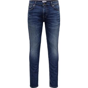 Only & Sons Jeans Onsloom Slim Dark Blue 3030 Jeans N 22023030 Blue Denim Mannen Maat - W33 X L34