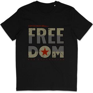 T Shirt Heren - Vrijheid Nieuwe Generatie - Zwart - Maat 3XL