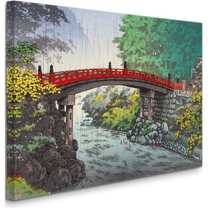 Tsuchiya Koitsu Nikko Sacred Bridge - Heilige brug van Nikko (1870) - 2:3